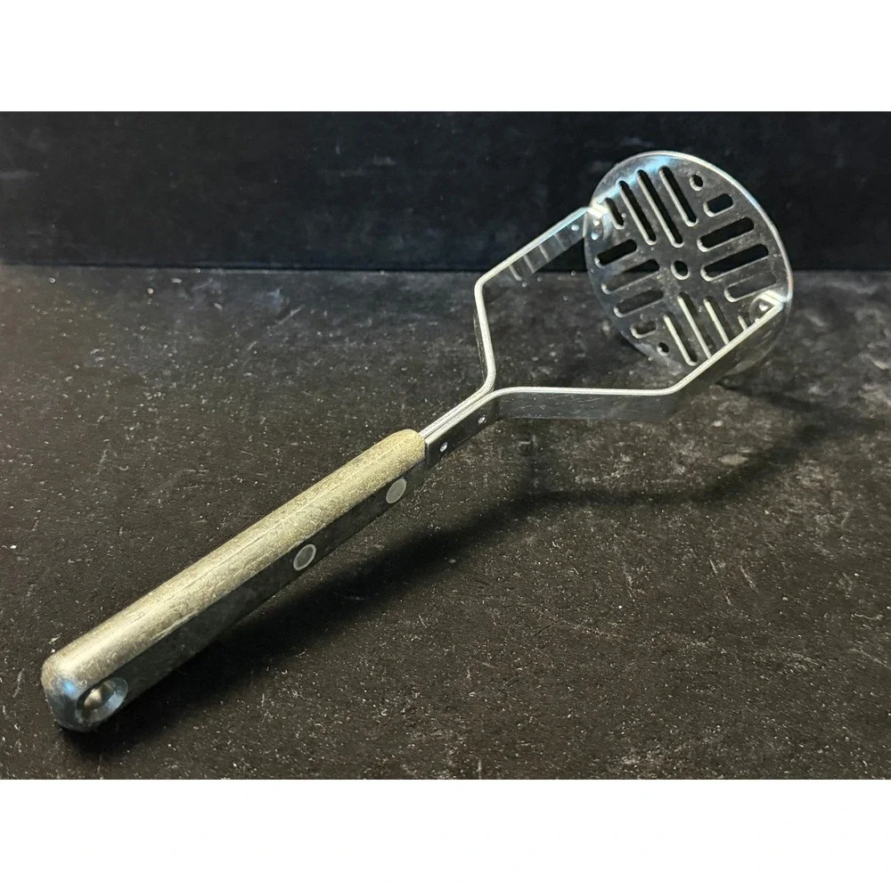 Vintage Ekco Forge Stainless Steel Spatula and Potato Masher Set, Made in USA